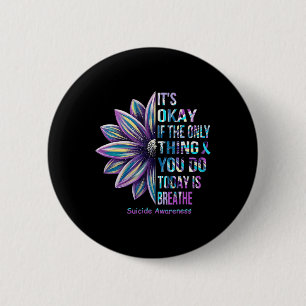 Suicide Prevention Awareness Month Family Support 2 Inch Round Button