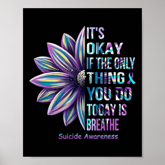 Suicide Prevention Awareness Month Family Support  Poster (Front)