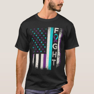 Suicide Prevention Awareness Month Us American Fla T-Shirt