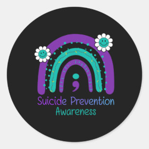 Suicide Prevention Awareness No Story Should End T Classic Round Sticker