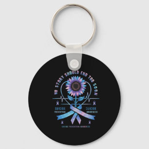 Suicide Prevention Awareness No Story Should End T Keychain