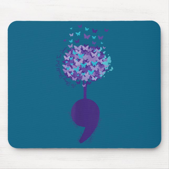 Suicide Prevention Awareness No Story Should End T Mouse Pad (Front)