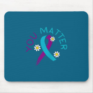 Suicide Prevention Awareness Person Behind Me (2 S Mouse Pad