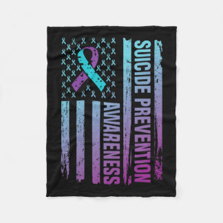 Suicide Prevention Awareness Prevention Suicide Us Fleece Blanket
