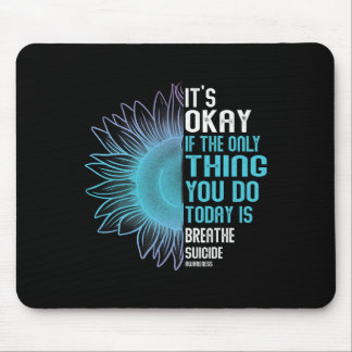 Suicide Prevention Awareness Purple And Teal  Mouse Pad