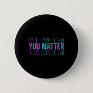 Suicide Prevention Awareness Ribbon American Women 2 Inch Round Button