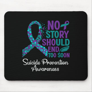 Suicide Prevention Awareness Ribbon Support Week 2 Mouse Pad