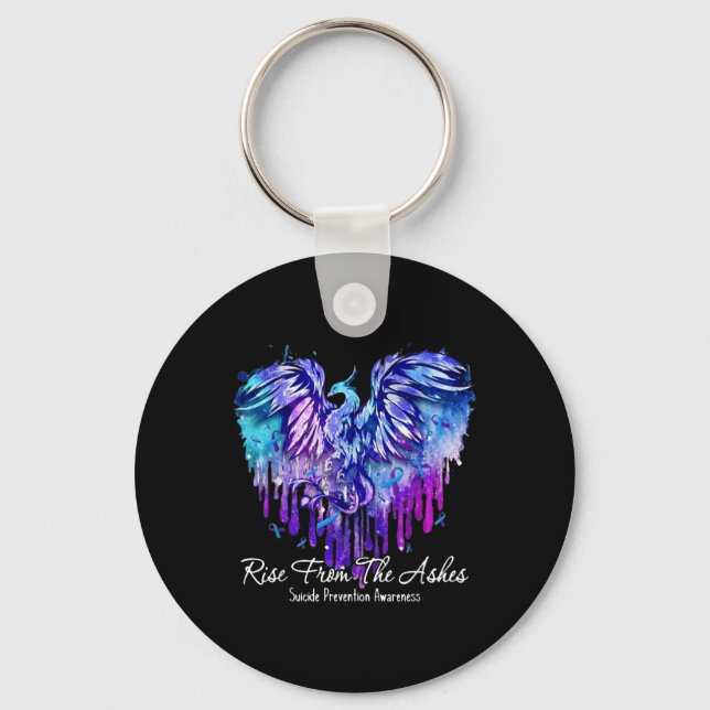 Suicide Prevention Awareness Rise From -pcute Ss C Keychain (Front)