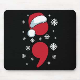 Suicide Prevention Awareness Santa Claus Santa Hat Mouse Pad