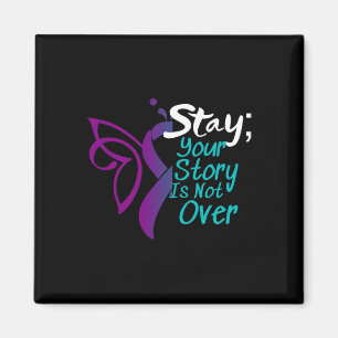 Suicide Prevention Awareness Semicolon Stay Magnet