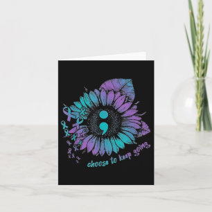 Suicide Prevention Awareness Shirt Choose To Keep  Card