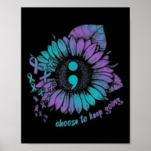 Suicide Prevention Awareness Shirt Choose To Keep Poster