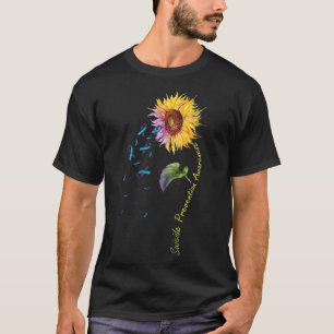 Suicide Prevention Awareness Sunflower  T-Shirt