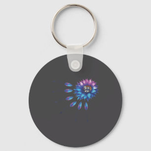 Suicide Prevention Awareness Sunflower You Are 988 Keychain