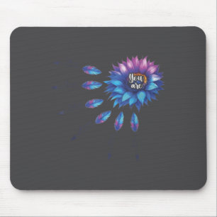 Suicide Prevention Awareness Sunflower You Are 988 Mouse Pad