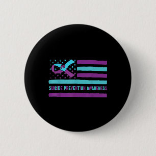 Suicide Prevention Awareness Survivor Support Amer 2 Inch Round Button