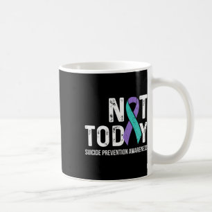 Suicide Prevention Awareness Teal And Purple Ribbo Coffee Mug