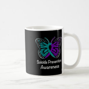 Suicide Prevention Awareness Warrior Purple &amp;  Coffee Mug