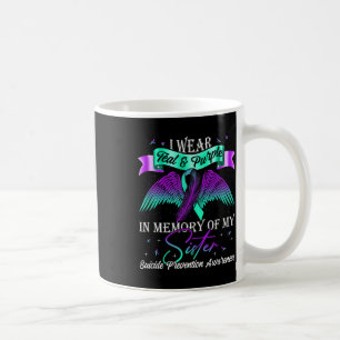 Suicide Prevention Awareness Wear Teal Purple For  Coffee Mug