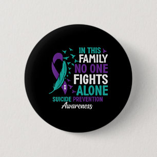 Suicide Prevention Awareness Week 2022 Support Rib 2 Inch Round Button