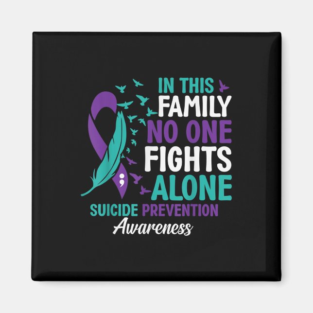 Suicide Prevention Awareness Week 2022 Support Rib Magnet (Front)