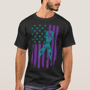 Suicide Prevention Awareness Week 2022 Usa Flag Ri T-Shirt