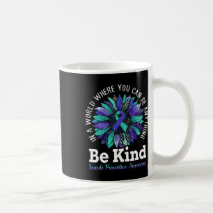 Suicide Prevention Awareness Week Be Kind Leopard Coffee Mug