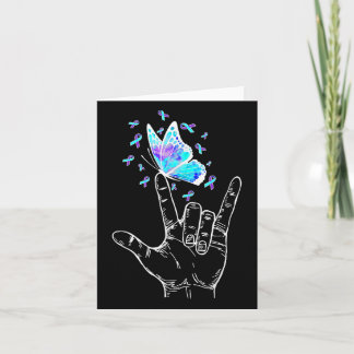 Suicide Prevention Awareness Week Butterfly Love H Card