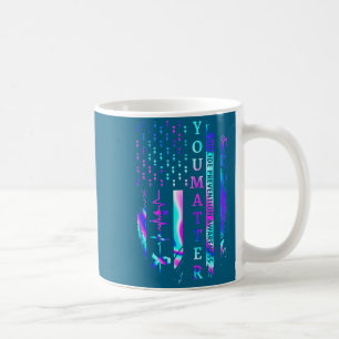 Suicide Prevention Awareness You American Flag Coffee Mug