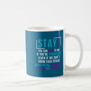 Suicide Prevention Awareness You Are Worthy Loved Coffee Mug