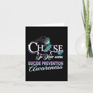 Suicide Prevention Awareness You Matter Choose To  Card