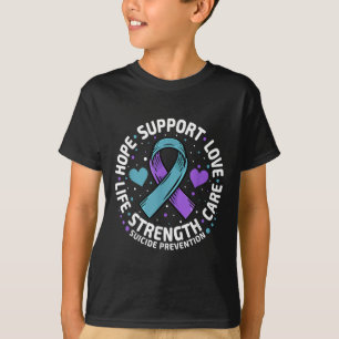 Suicide Prevention Hope Support Love Life Suicide  T-Shirt