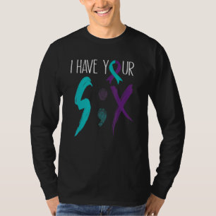 Suicide Prevention I Have Your Six Semicolon Milit T-Shirt