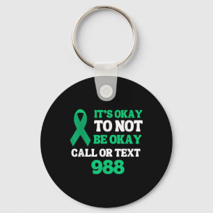 Suicide Prevention Mental Health 988 Hotline 988 S Keychain