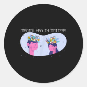 Suicide Prevention - Mental Health Awareness 3  Classic Round Sticker