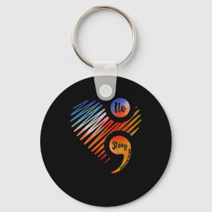 Suicide Prevention No Story Should End Too Soon Se Keychain