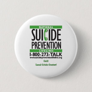 Suicide Prevention POSTER 2 Inch Round Button