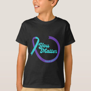 Suicide Prevention Ribbon Mental Health Awareness T-Shirt
