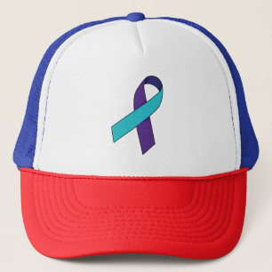 Suicide Prevention Ribbon Trucker Hat