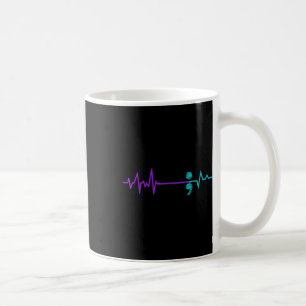 Suicide Prevention Shirt Awareness Semicolon Stay Coffee Mug