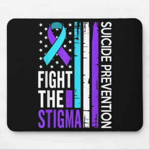 Suicide Prevention Suprt Fight The Stigma Vintage  Mouse Pad