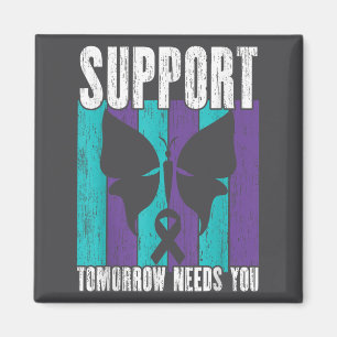 Suicide Prevention Suprt Tomorrow _ I For Suprters Magnet