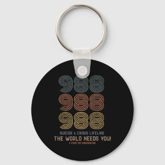 Suicide Prevention The World Needs You  Keychain