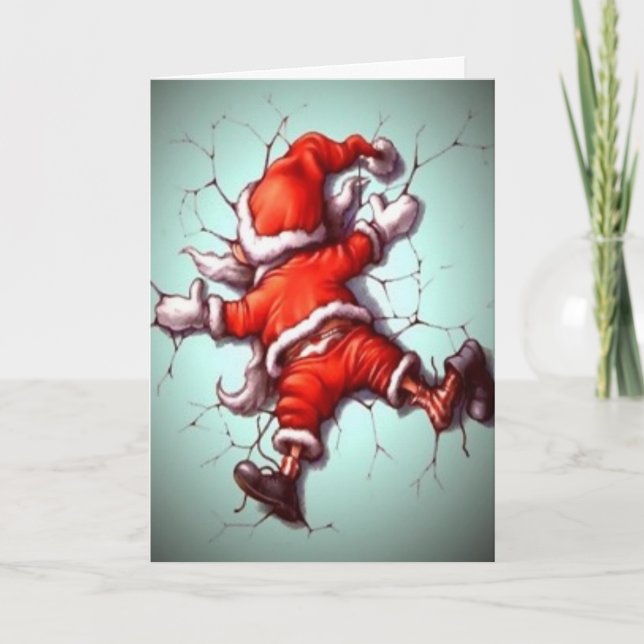 Suicide Santa Holiday Card (Front)
