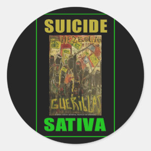 SUICIDE SATIVA CLASSIC ROUND STICKER
