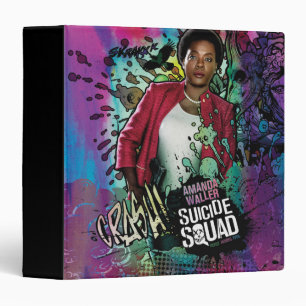 Suicide Squad Amanda Waller Character Graffiti Binder