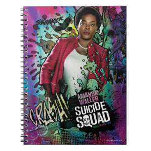 Suicide Squad Amanda Waller Character Graffiti Notebook