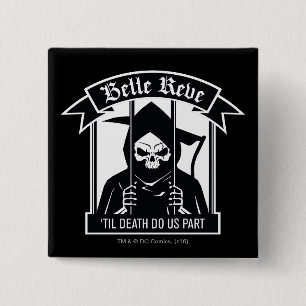 Suicide Squad   Belle Reve Reaper Graphic 2 Inch Square Button