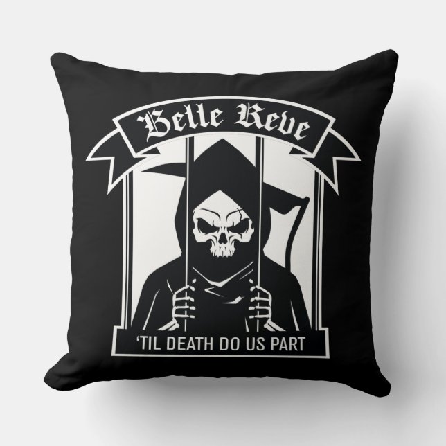 Suicide Squad | Belle Reve Reaper Graphic Throw Pillow (Front)