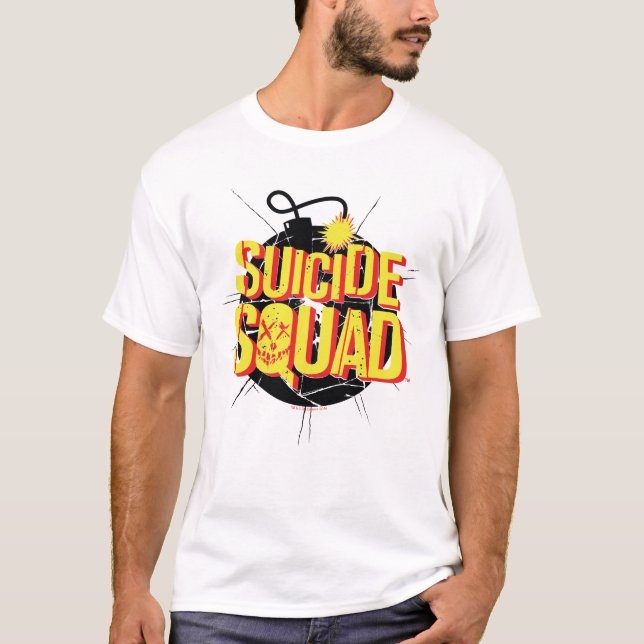 Suicide Squad | Bomb Logo 3 T-Shirt (Front)
